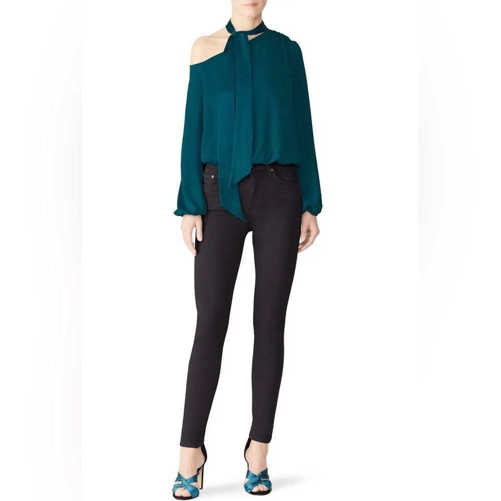 Ramy Brook Seneca Silk Blouse NWT Size M – $325 Retail